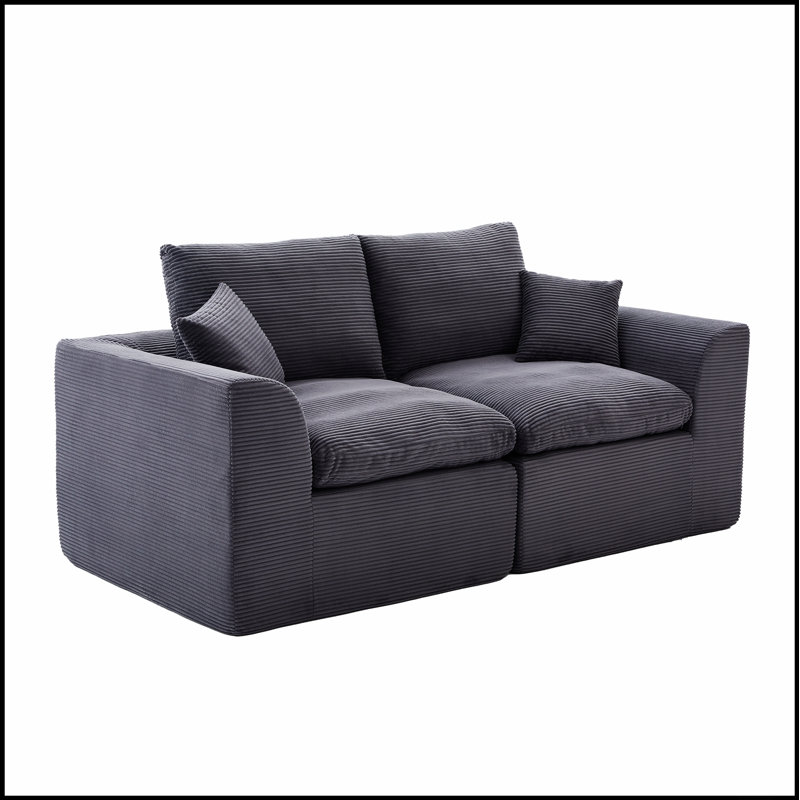 Canapé modulaire modulaire Cloud, canapé moderne confortable avec housses amovibles pour un nettoyage facile et aucun assemblage requis