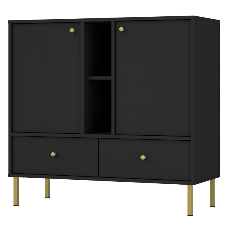 Albani 100.2cm Sideboard, Black