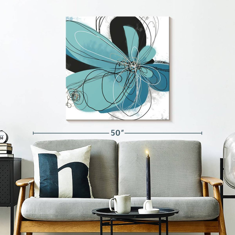 Azul Poetry II, H 30 po x l 30 po