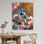 Art mural en verre trempé Blue Jay Bird-998529880