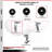 6 Inch Phenolic Caster Set with Ball Bearings 2 Swivel 2 Rigid SCC