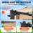 Outdoor Retractable Pergola with Sun Shade Canopy Aluminum-106897479-106897476