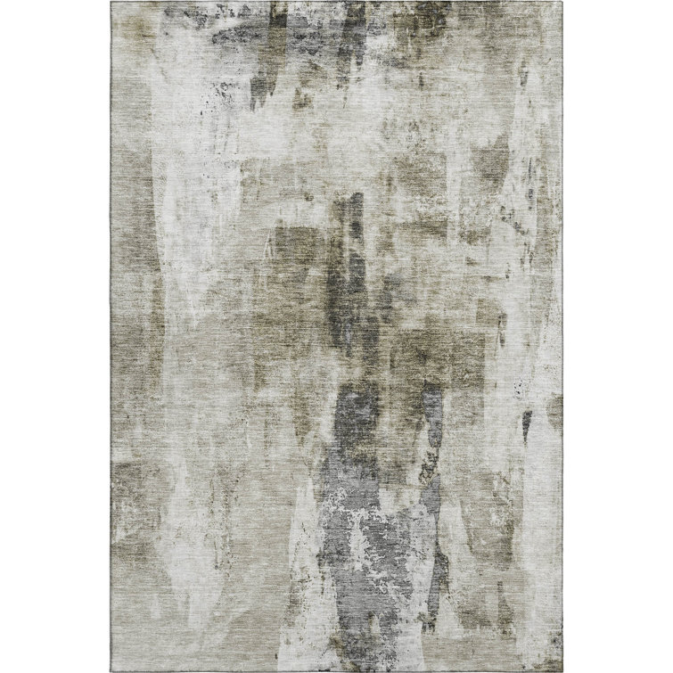 Premium Machine Washable Dahl AMF1076 Abstract Rug