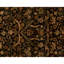 High-Quality Hand-Knotted Black And Gold Area Rug