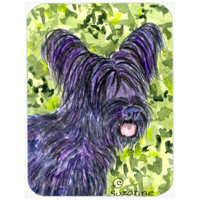 Planche à découper en verre east urban home skye terrier