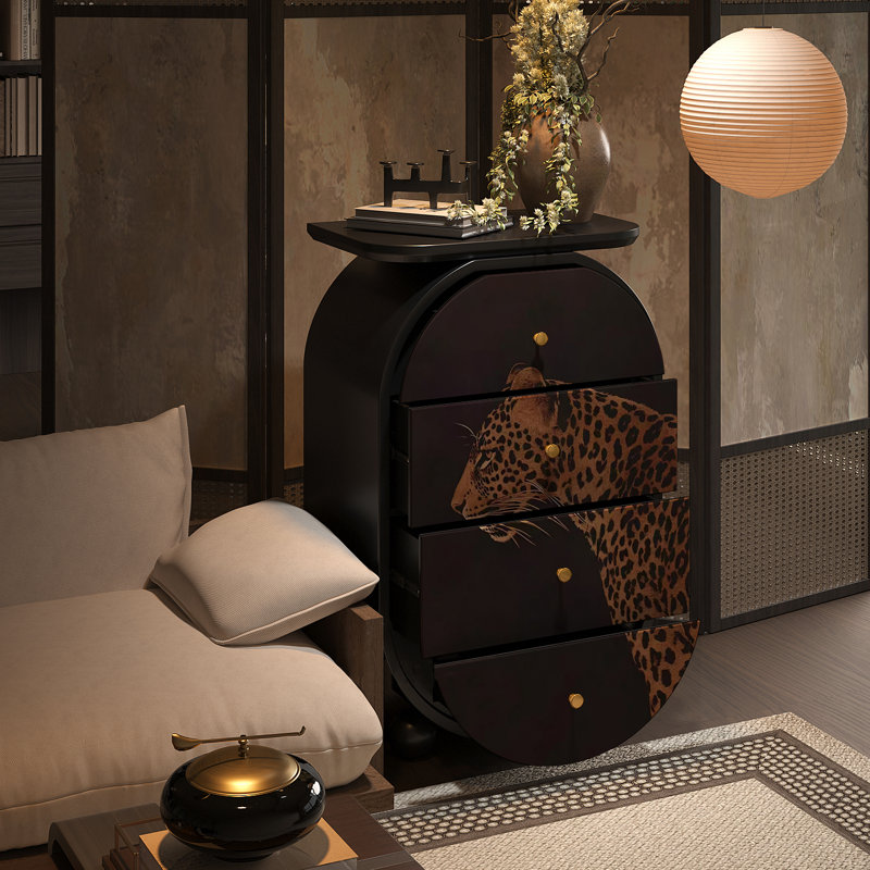 Armoire de rangement multifonctionnelle haut de gamme, Noir