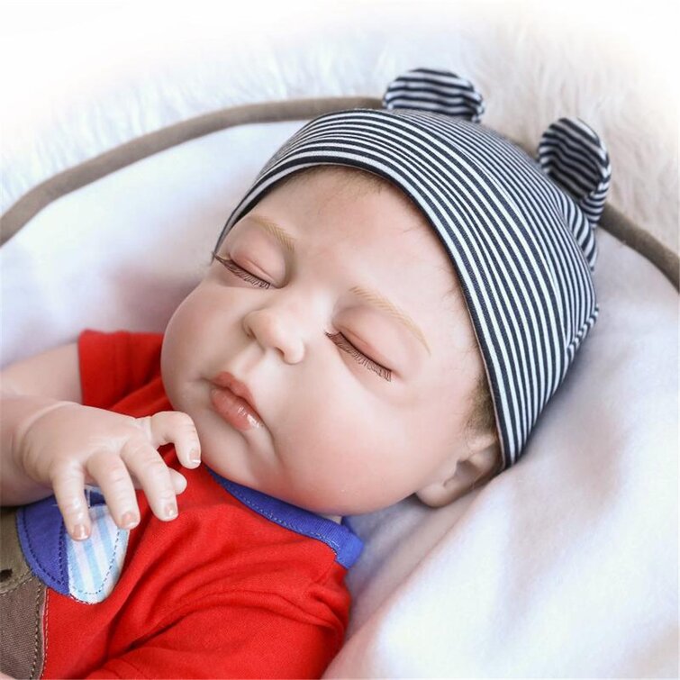 Full Body Silicone Reborn Baby Sleeping Doll