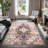 GLN Rugs Vintage Collection - Machine Washable Area Rug, Vintage Washable Rug, Non Slip Area Rug, Low Pile Living Room Rug, Bedroom Rug, Bathroom Rug - Easy Clean (Multicolor Rug)-66446136