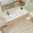 Bronnen 59.17'' Double Bathroom Vanity with Resin Top