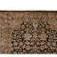 High-Quality Hand-Knotted Black And Wine Area Rug