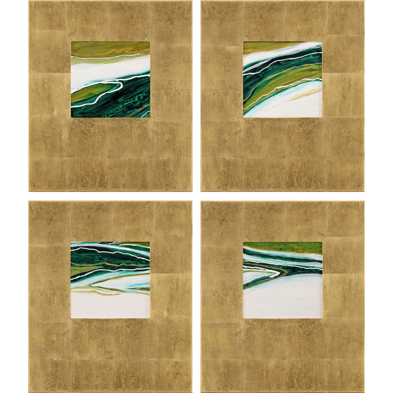 Galaxy Series Handmade Abstract Wall Decor on Solid Wood