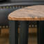 Alesandra 3 PCs Nesting Table Coffee Table  Set MDF Living Room Furniture Walnut