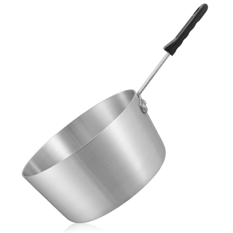 5.5-QT Aluminum Sauce Pan & Silicone Handle, NSF Professional Cookware