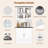 Abdusalam 70.9''H Accent Cabinet, Corner Cabinet with Open Shelf-819324459