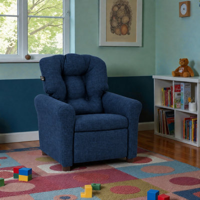 Lin traditionnel inclinable pour enfants, saphir