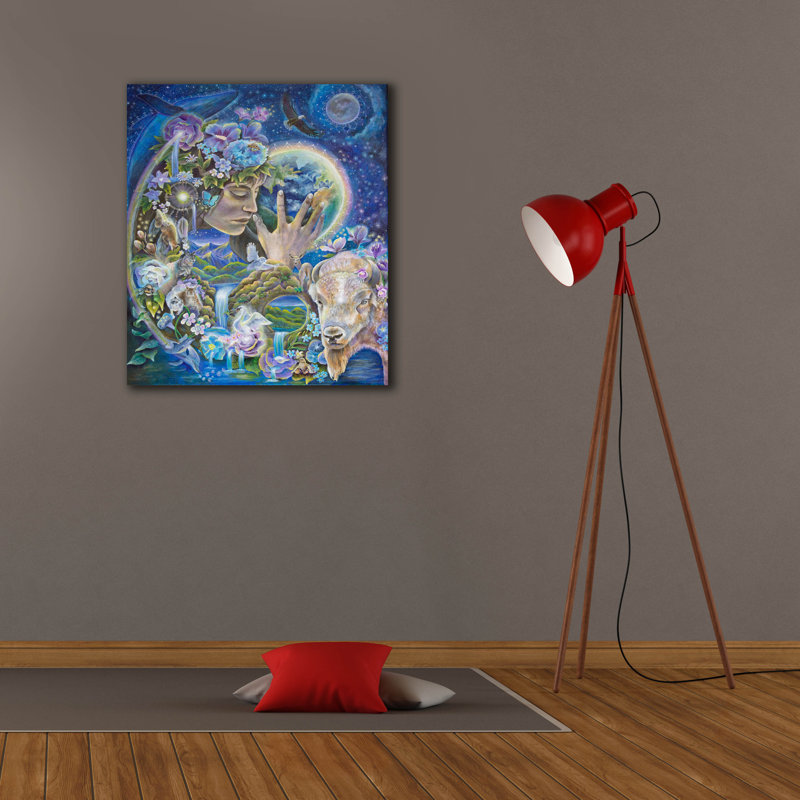  «Deep Listening» par Verena Wild, art mural sur toile, 26 po x 30 po, H 30 po x l 26 po