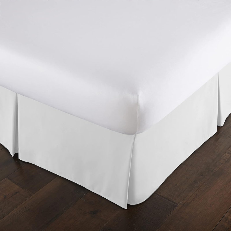 Jupe de lit Southwest Fine Linens, Très grand, Blanc brillant