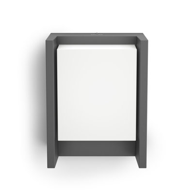 Philips LED Arbour Outdoor Wall Lantern Anthracite 6W