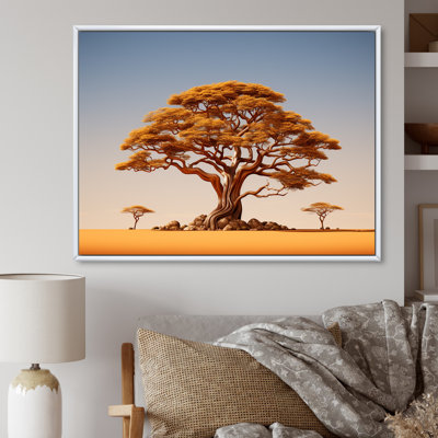 Arbre africain Tonnelle IV sur toile