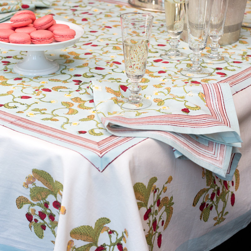 Serviette en coton 19 po Strawberry