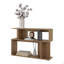 Design ouvert en chêne naturel avec 2 tablettes