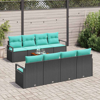 Ensemble de canapé de jardin 9 pièces vidaXL
