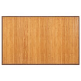Tapis d'intérieur en bambou naturel 5 pi x 8 pi Costway
