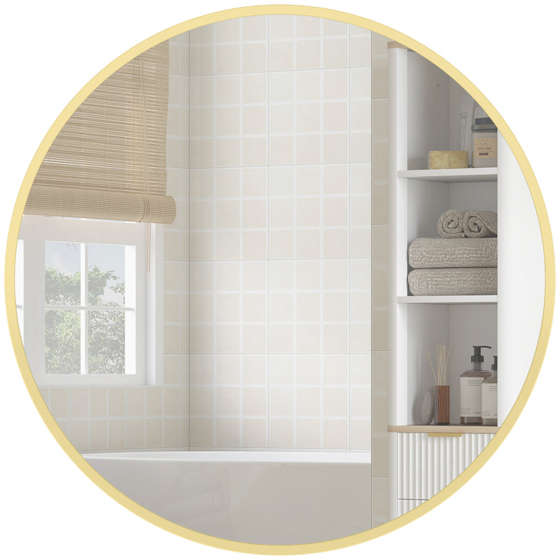 Aluminium Round Mirror