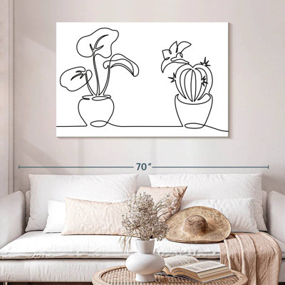 Lignes de plantes botaniques Harnek