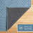 TOWN & COUNTRY BASICS Pax Herringbone Textured Solid Machine Washable Area Rug Blue-101377631