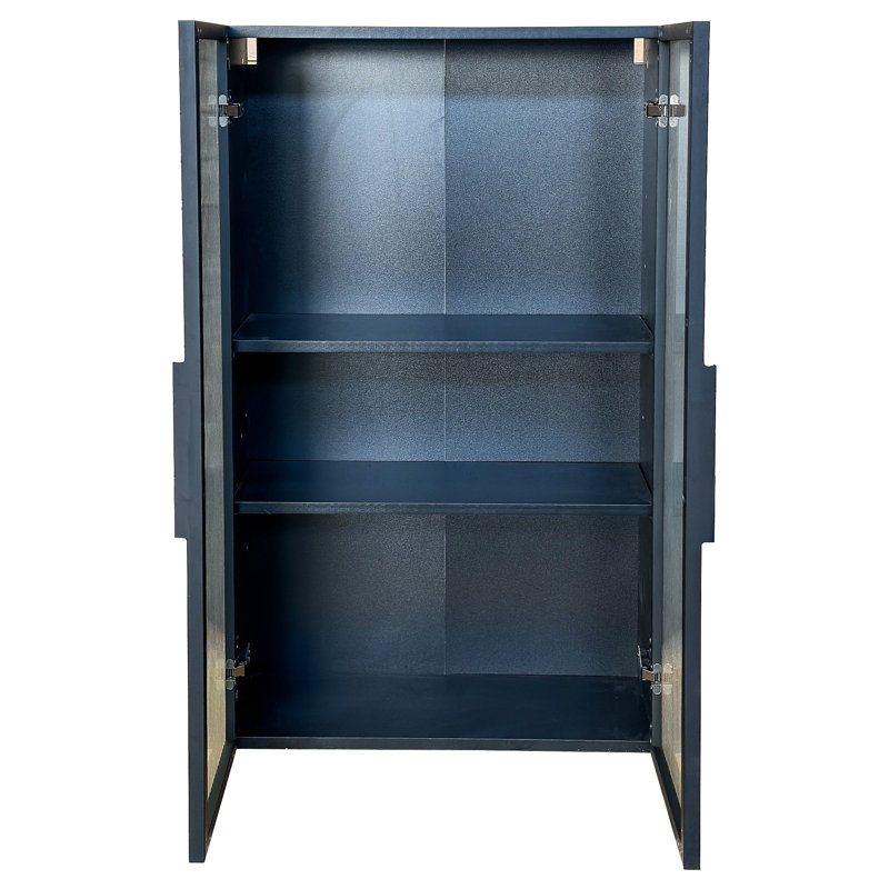 Armoire de rangement de salle de bain murale avec porte vitrée, armoire de cuisine en verre armoire de rangement murale armoire de rangement de toilette