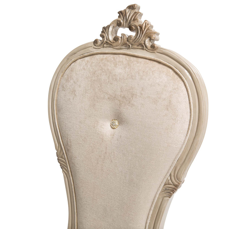Platine De Royale Champagne Upholstered Dining Chair, Champagne