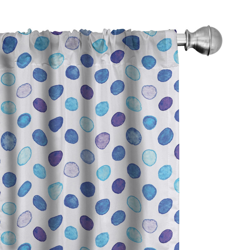 East Urban Home Semi-Sheer Rod Pocket Sliding Panel, 28" x 84"