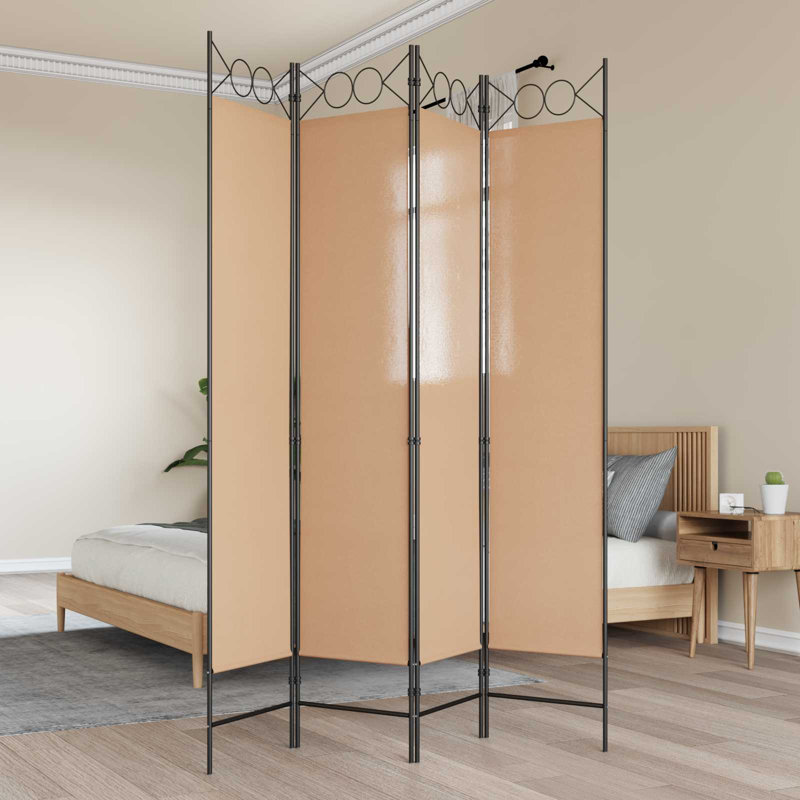 200cm H 6 - Panel Folding Room Divider, 4