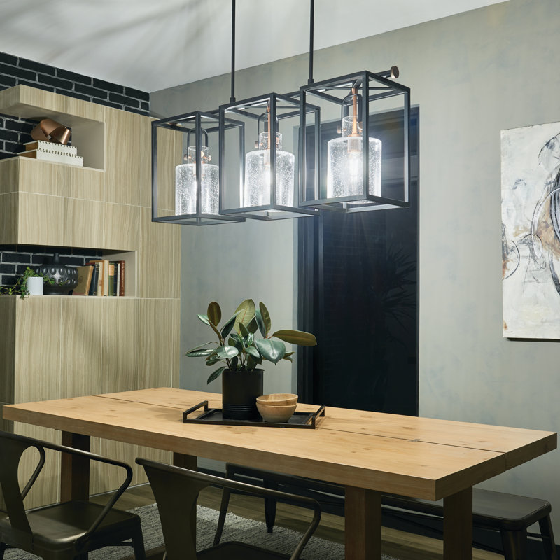 Lustre linéaire 3Lt, Noir