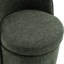Fauteuil d'appoint pivotant avec dossier haut-1690956890