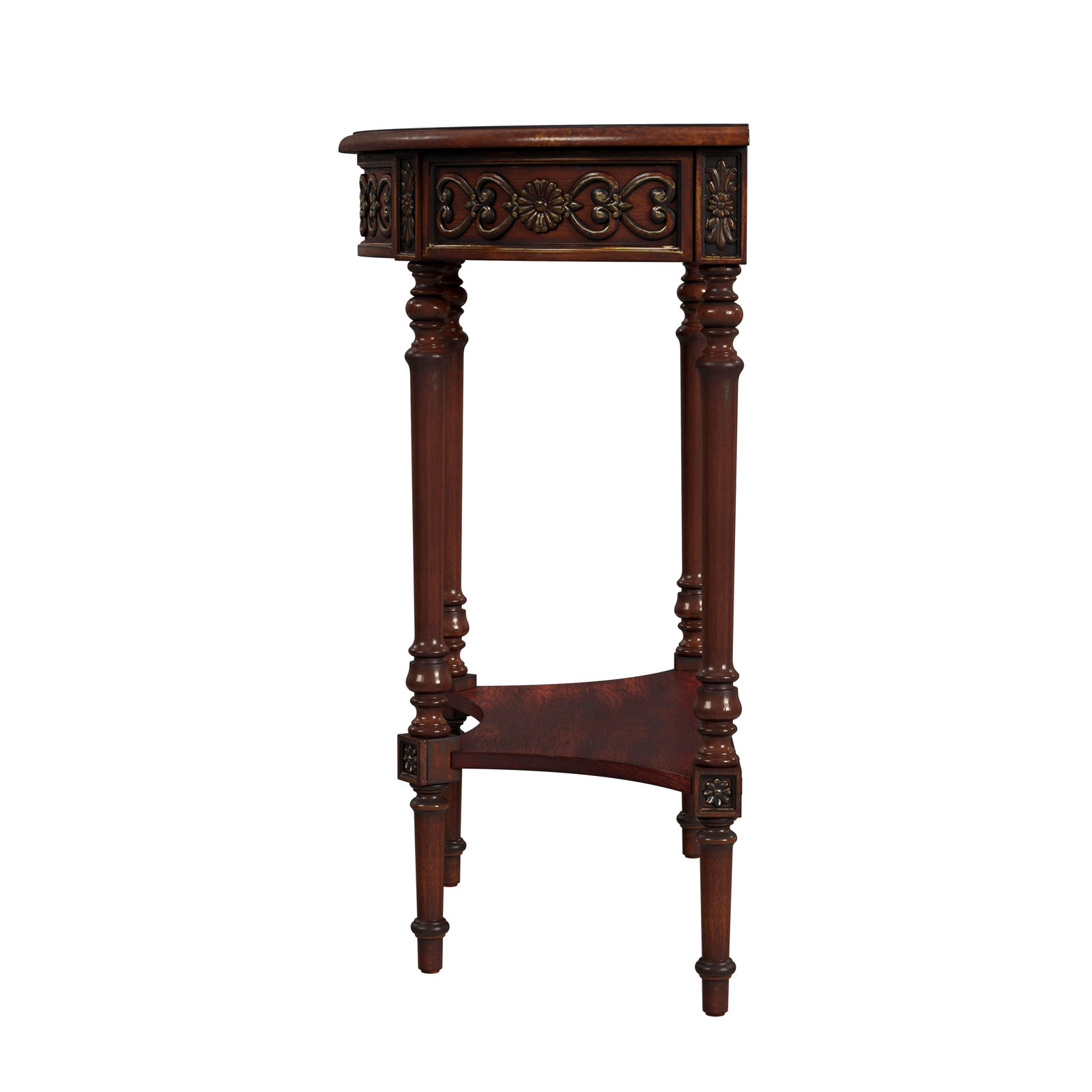 Artjom 30'' Console Table, Dark Cherry