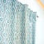 Rideau à panneau plat non doublé en lin de couleur bleu clair tissé à la main et tissé à la main pour le salon et la chambre à coucher, rideaux et rideaux en lin Boho Farmhouse-1695776567