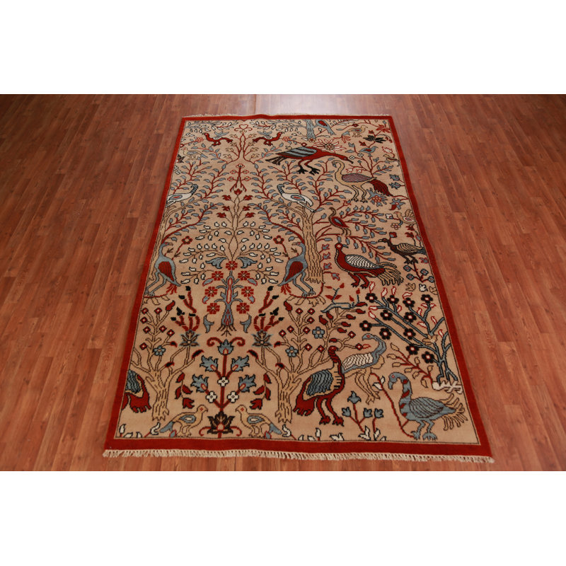 Tapis oriental à motif animalier Ziegler