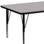Goddard 24''W x 48''L Rectangular HP Laminate Activity Table - Adjustable Legs-61798190-98429635