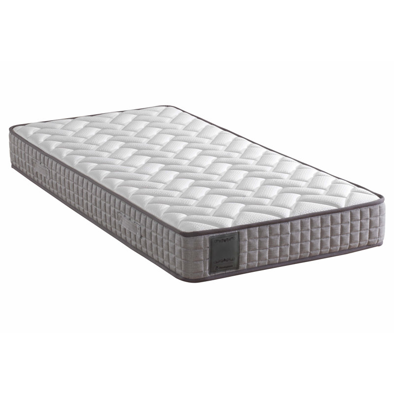  8” Medium-Firm Hybrid Mattress – Designed for Young Adults – Durable Support & Comfort – CertiPUR-US Foam – Fiberglass-Free – Bed in a Box