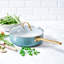 Greenpan Padova Reserve Sky Blue Skillet With Lid 28cm 3 Litre