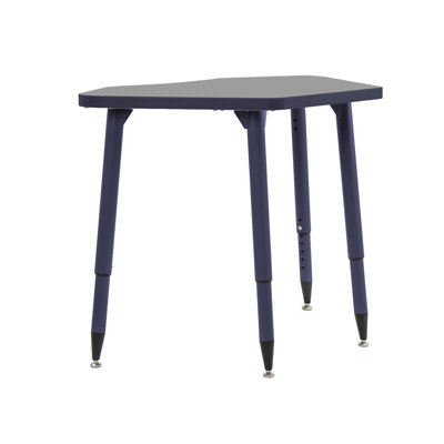 Table d'activité thermofusionnée 24 x 36 pétales avec pieds fuselés réglables Adapte