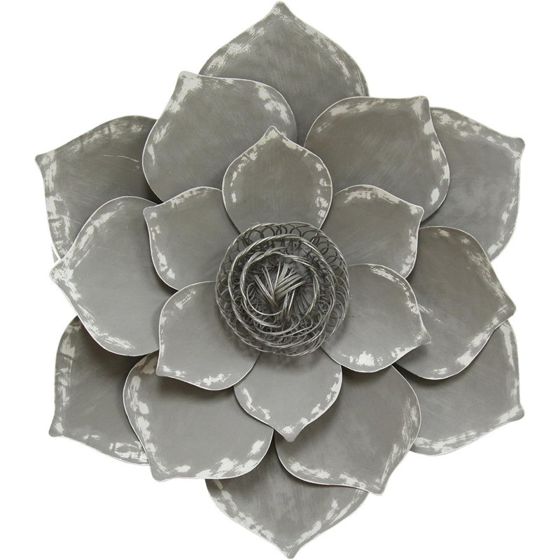 Motif de fleurs de lotus gris