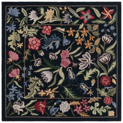 Abigel Hand Tufted Wool Floral Rug