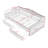 Twin XL Upholstered Daybed with LED Lighting and 2 Drawers-88929074