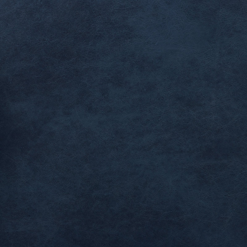 Verity Genuine Italian Leather Lounge Chair, Midnight Blue Genuine Leather