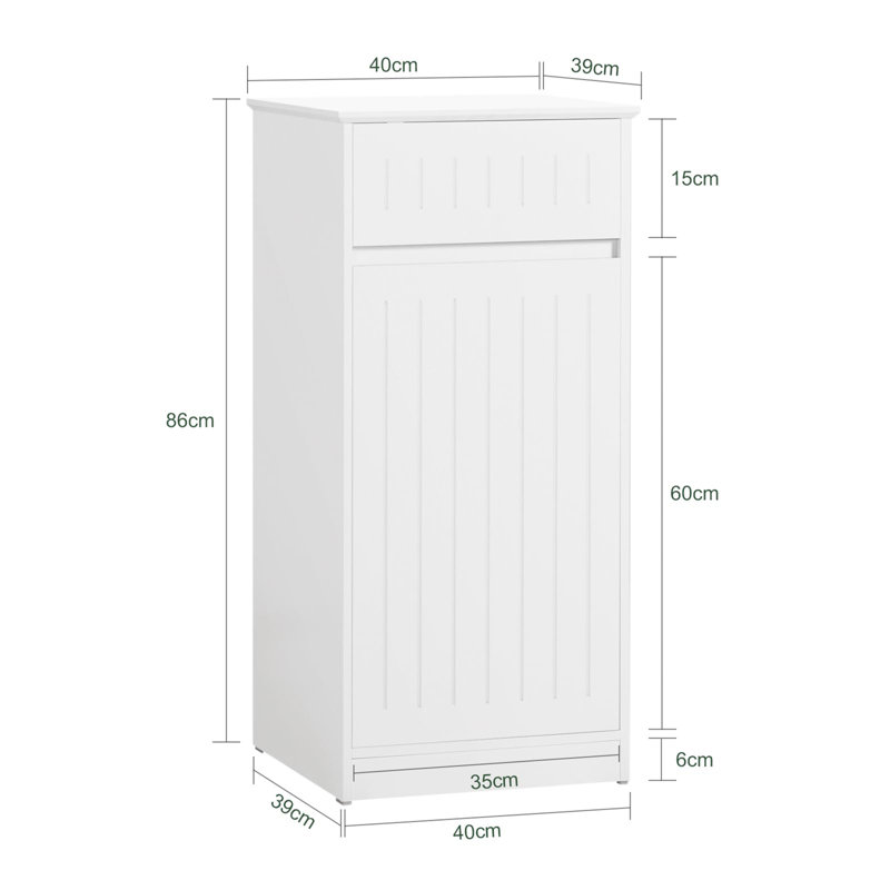 Wood Cabinet Laundry Hamper