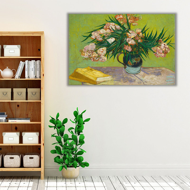Oleanders, 1888 - reproduction d'art sur toile, H 16 po x l 24 po