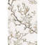 Papier peint floral Gurkirat peint à la main avec fleurs blanches et branches d'or